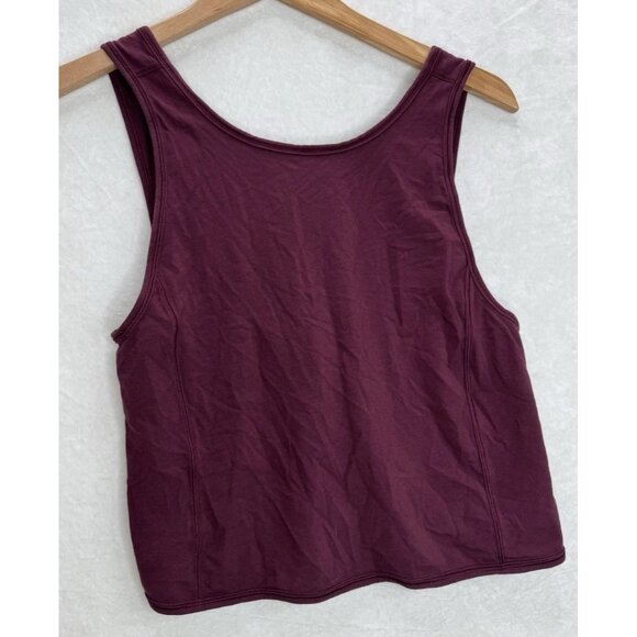Lululemon Women's Good Turn Garnet Twist Back Tank Top Size 6 - Picture 5 of 5